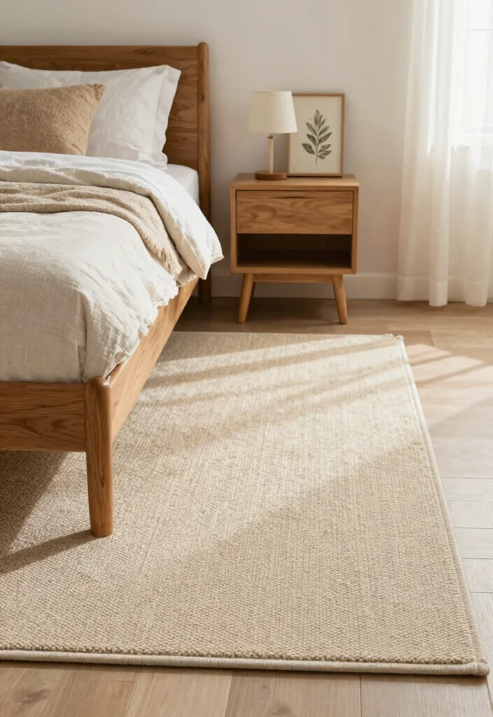 18 Carpet for Bedroom Ideas That Feel Soft & Luxe - 10. Eco-Conscious Hemp Carpets for Durability 1