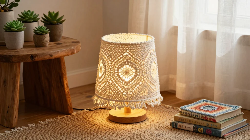 18 Crochet Lamp Shade Ideas That Feel Cozy & Unique