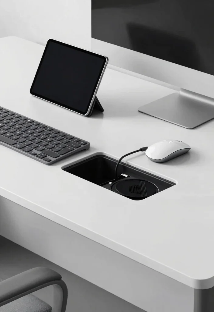 18 Desk Setup Aesthetic 2026 Trending Ideas That Look Pinterest Worthy - 5. Integrated Technology 1