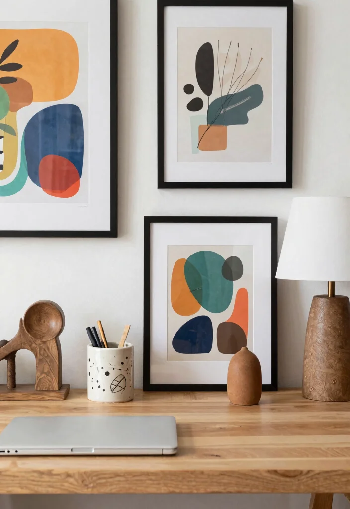 18 Desk Setup Aesthetic 2026 Trending Ideas That Look Pinterest Worthy - 6. Artistic Touches 1