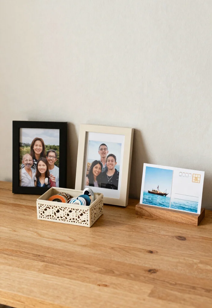 18 Desk Setup Aesthetic 2026 Trending Ideas That Look Pinterest Worthy - 8. Personal Mementos 1