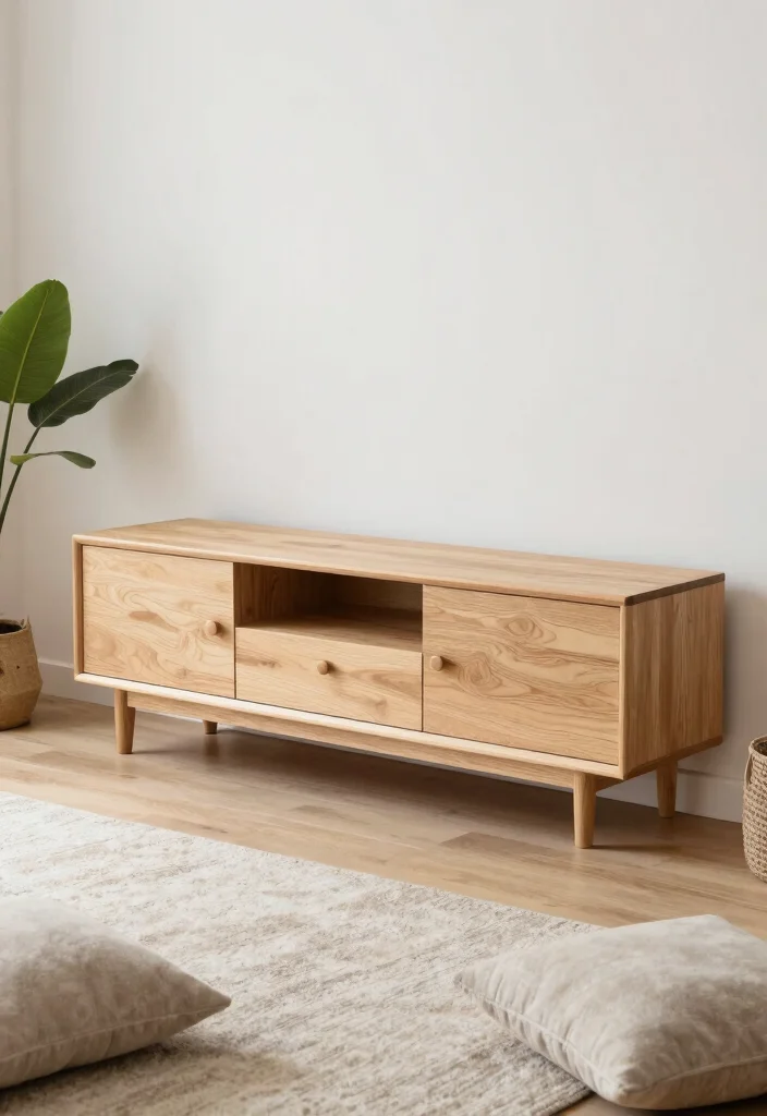 18 Living Room TV Unit Designs Luxury Ideas That Shine - 13. Sleek Scandinavian Style 1