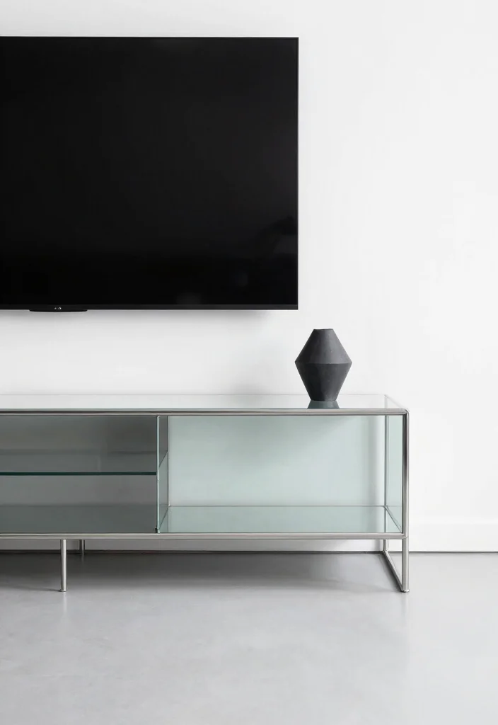 18 Living Room TV Unit Designs Luxury Ideas That Shine - 3. Minimalist Modern Marvel 1