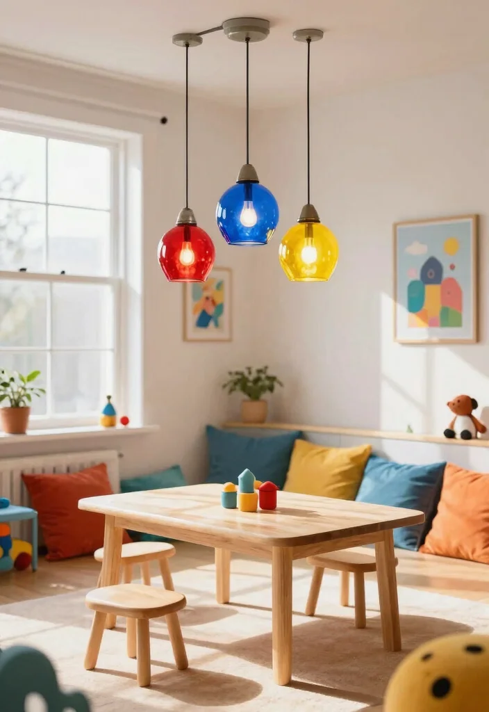 18 Modern Pendant Light Ideas That Elevate Any Room Instantly 48 18 Modern Pendant Light Ideas That Elevate Any Room Instantly - 8. Colorful Glass Pendants 1