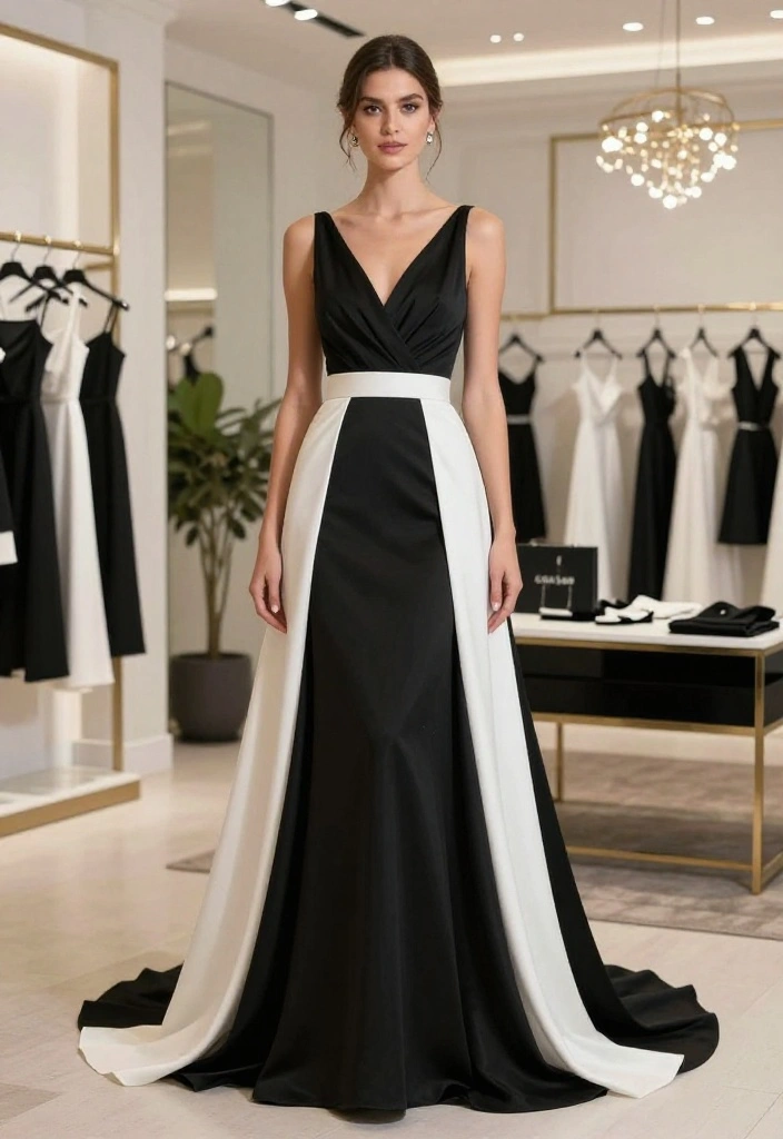 18 Red Carpet Dresses 2026 Ideas You'll See Everywhere - 15. Timeless Black and White 1