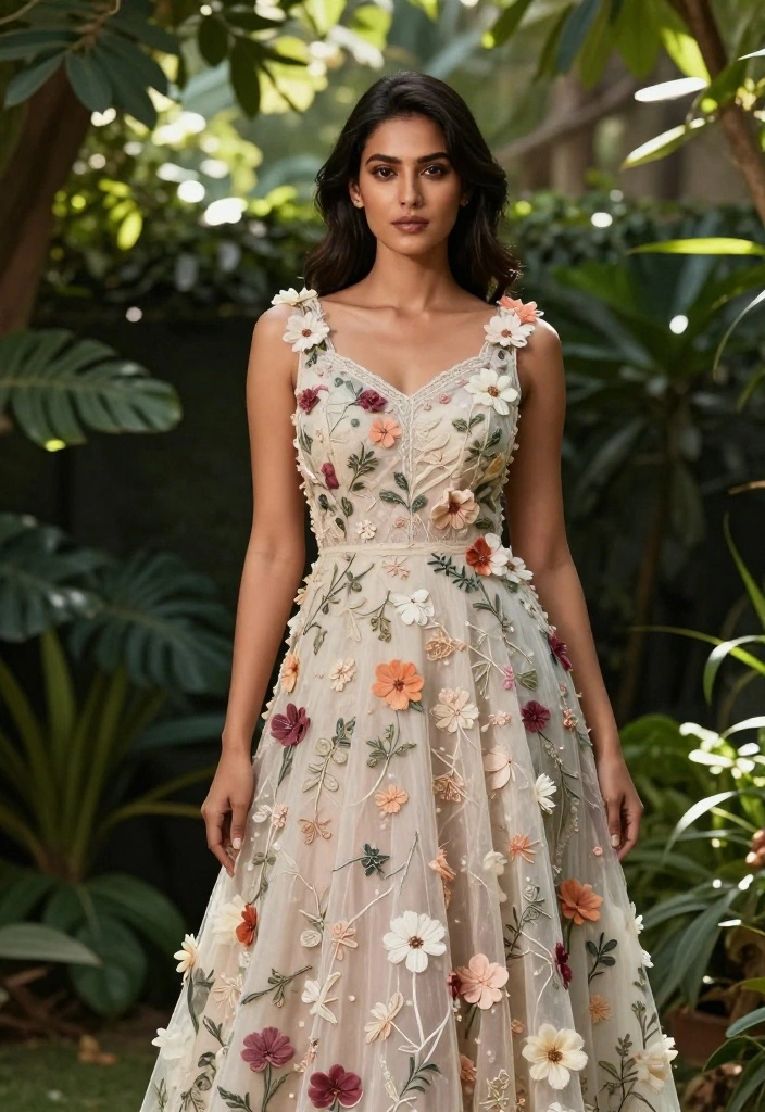 18 Red Carpet Dresses 2026 Ideas You'll See Everywhere - 7. Floral Accents 1