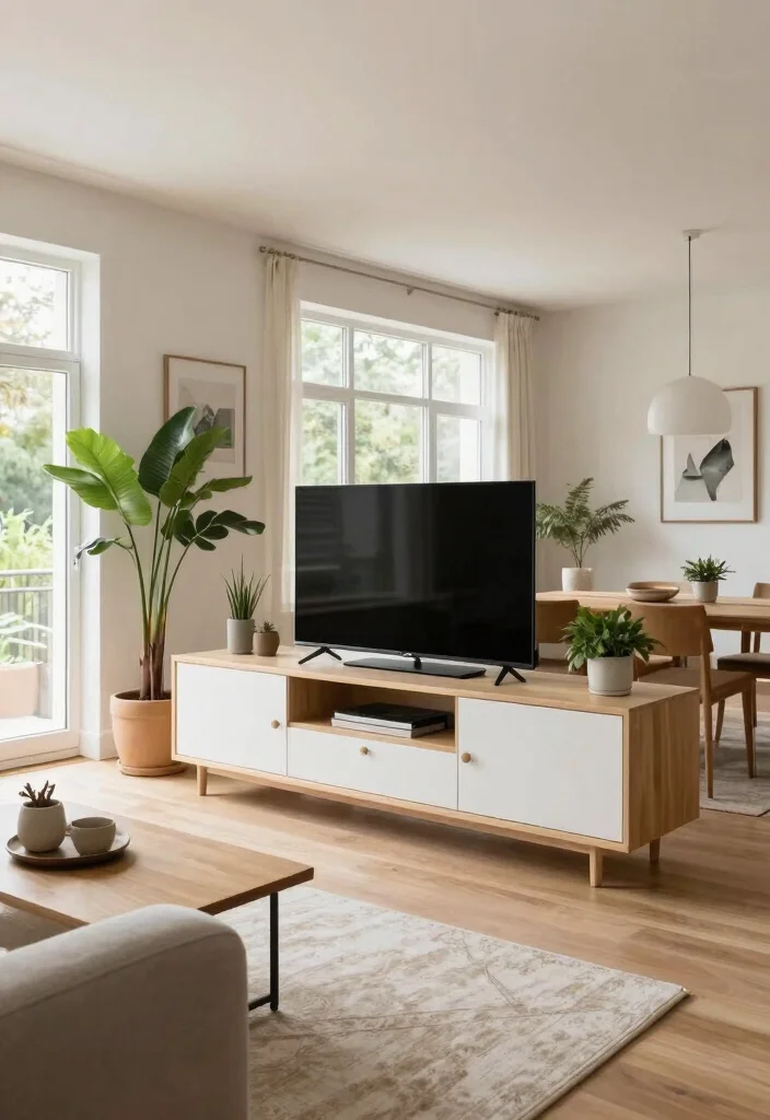18 Unit TV Modern Ideas That Elevate Your Space - 18. Open Concept Units 1