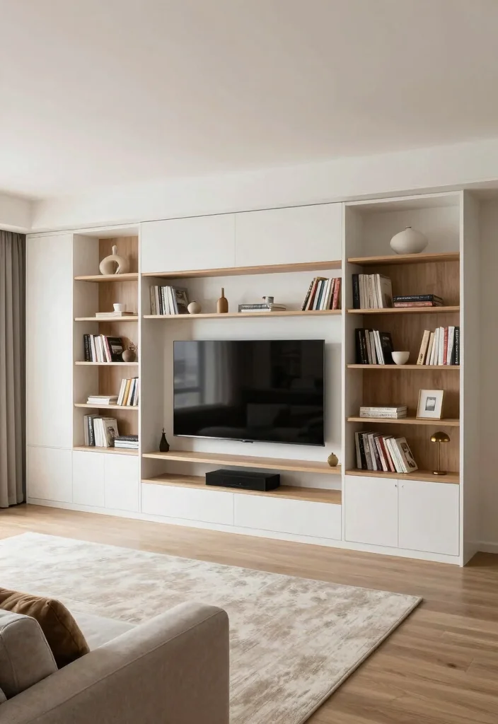 18 Unit TV Modern Ideas That Elevate Your Space - 8. Built-In Wall Units 1
