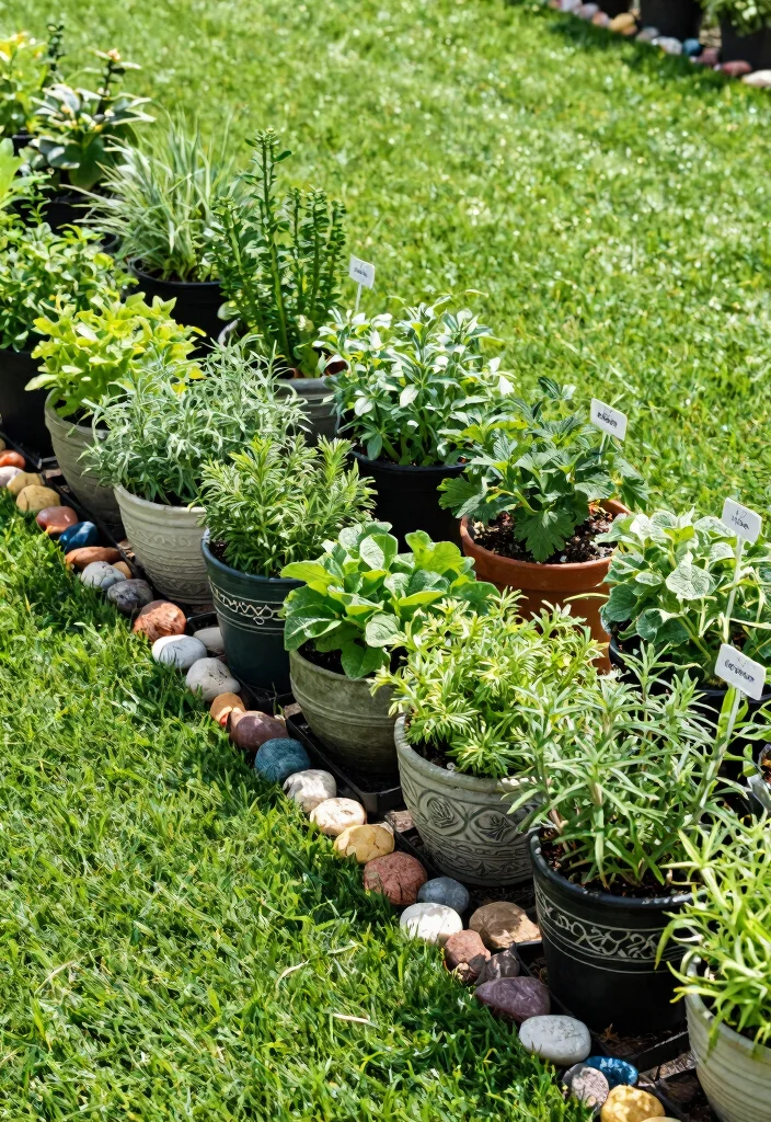 12 Artificial Grass Backyard Ideas That Look Real and Stay Green Year-Round - 10. Fragrant Herb Gardens 1