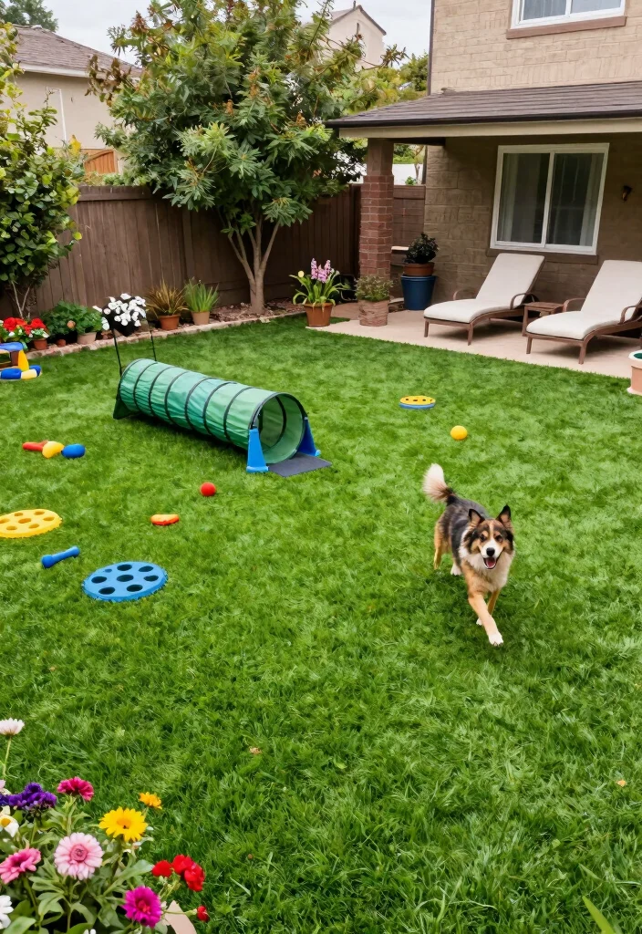 12 Artificial Grass Backyard Ideas That Look Real and Stay Green Year-Round - 4. Pet-Friendly Yards 1