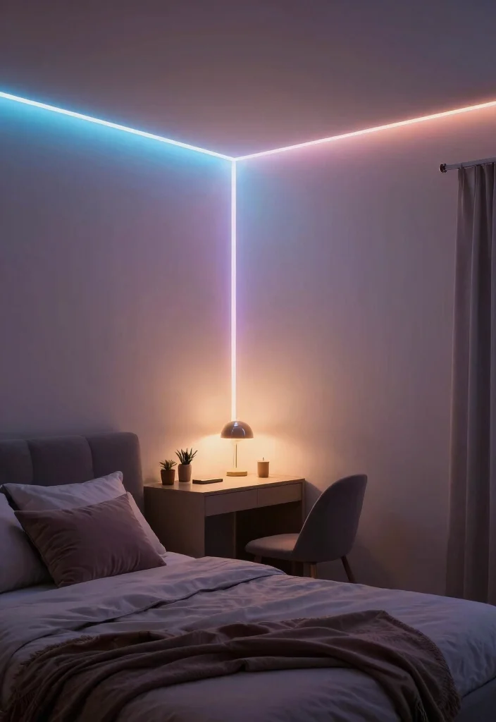 12 Magnetic Lights Ceiling Ideas for Renters Who Can't Drill - 3. Magnetic LED Strip Lights 1