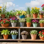 12 Outdoor Plant Shelf Ideas That Handle Wind and Weight
