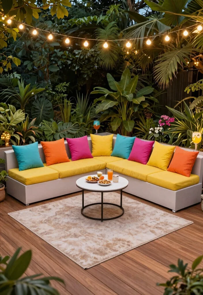 12 Patio Seating Ideas for Small Spaces That Seat Six Comfortably - 1. Modular Seating Arrangements 1