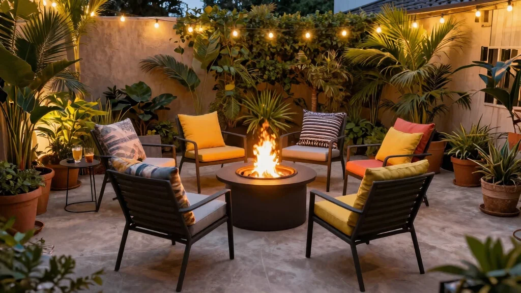 12 Patio Seating Ideas for Small Spaces That Seat Six Comfortably
