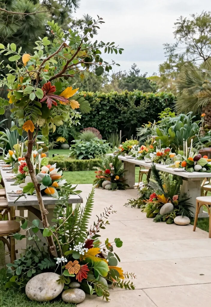 14 Birthday Decoration Ideas Outdoor That Stay Put in Breeze - 8. Nature-Inspired Decor 1