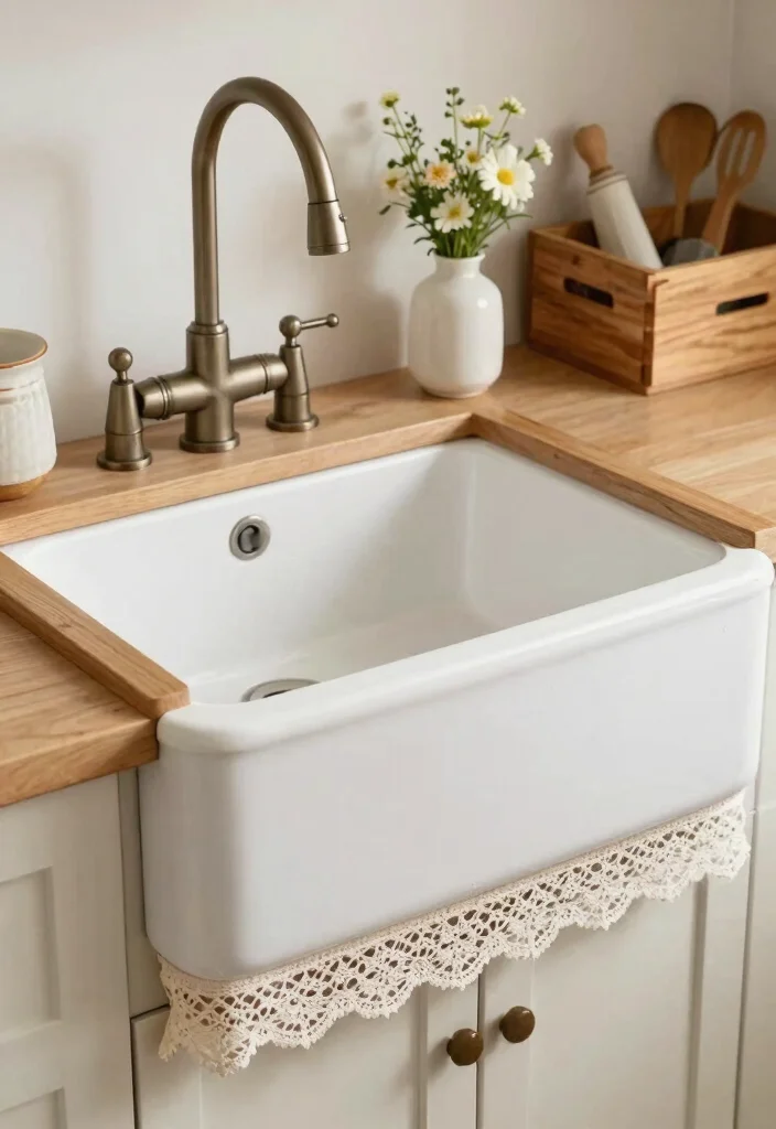 14 Farmhouse Sink Kitchen Ideas for Small Spaces and Tight Budgets - 2. DIY Farmhouse Sink Makeover 1