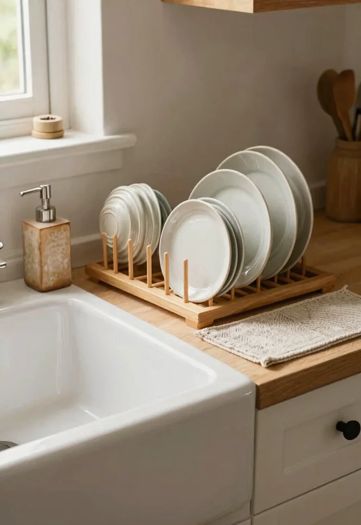 14 Farmhouse Sink Kitchen Ideas for Small Spaces and Tight Budgets - 8. Farmhouse Sink with Affordable Accessories 1