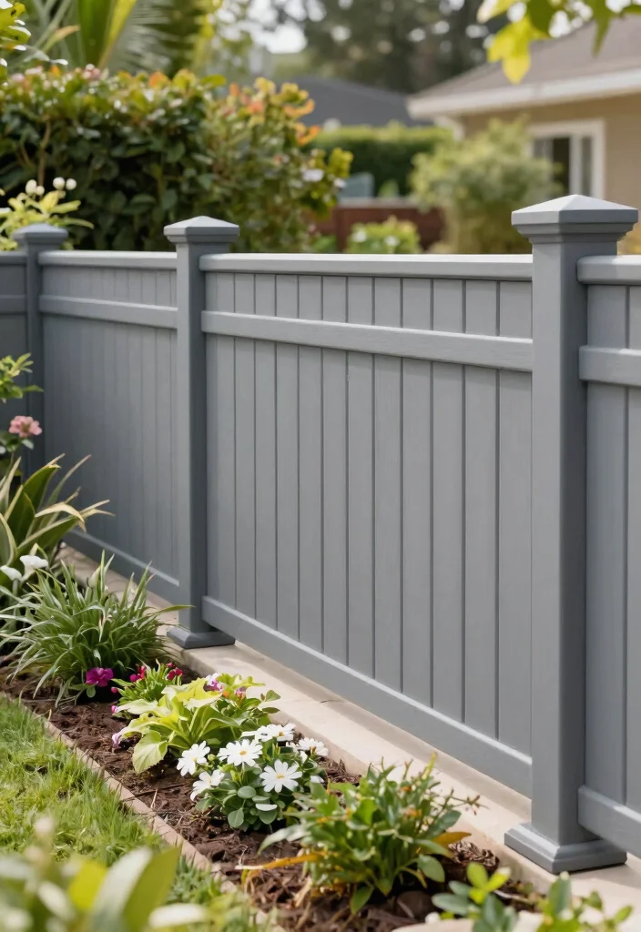 14 Fence Panels Ideas That Hide Ugly Chain Link for Good - 12. Composite Fencing Solutions 1