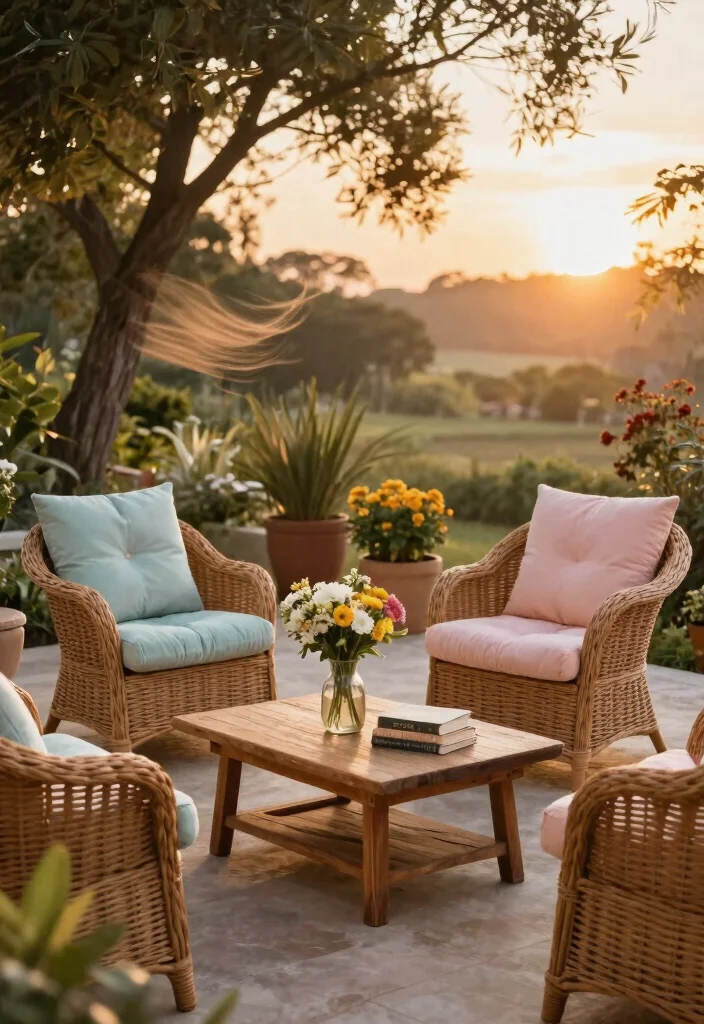 14 Outdoor Lounge Chair Ideas That Dry Fast After Rain - 2. Classic Wicker Lounge Chairs 1