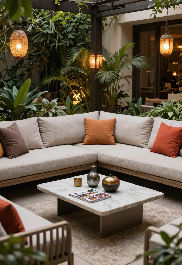 14 Outdoor Lounge Chair Ideas That Dry Fast After Rain - 9. Elegant Lounge Sofas 1