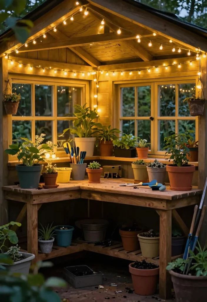14 Rustic Ceiling Light Ideas That Work on a Tight Budget - 8. Simple String Lights 1