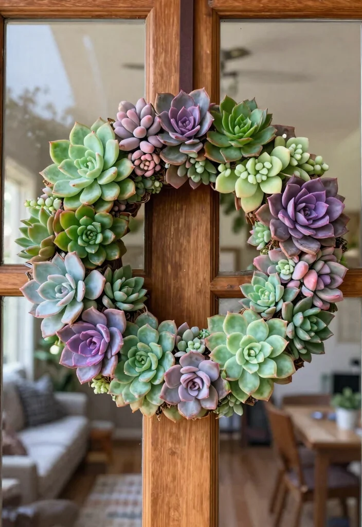 14 Succulent Planter Ideas That Drain Properly and Don't Rot - 12. Succulent Wreaths 1