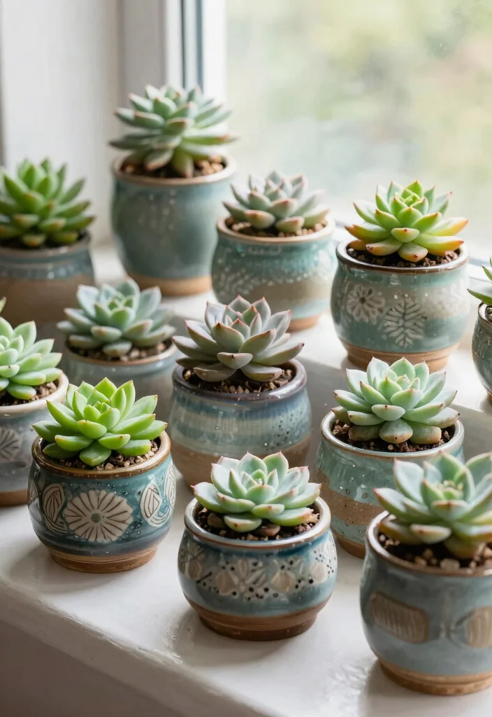 14 Succulent Planter Ideas That Drain Properly and Don't Rot - 3. Handmade Ceramic Planters 1