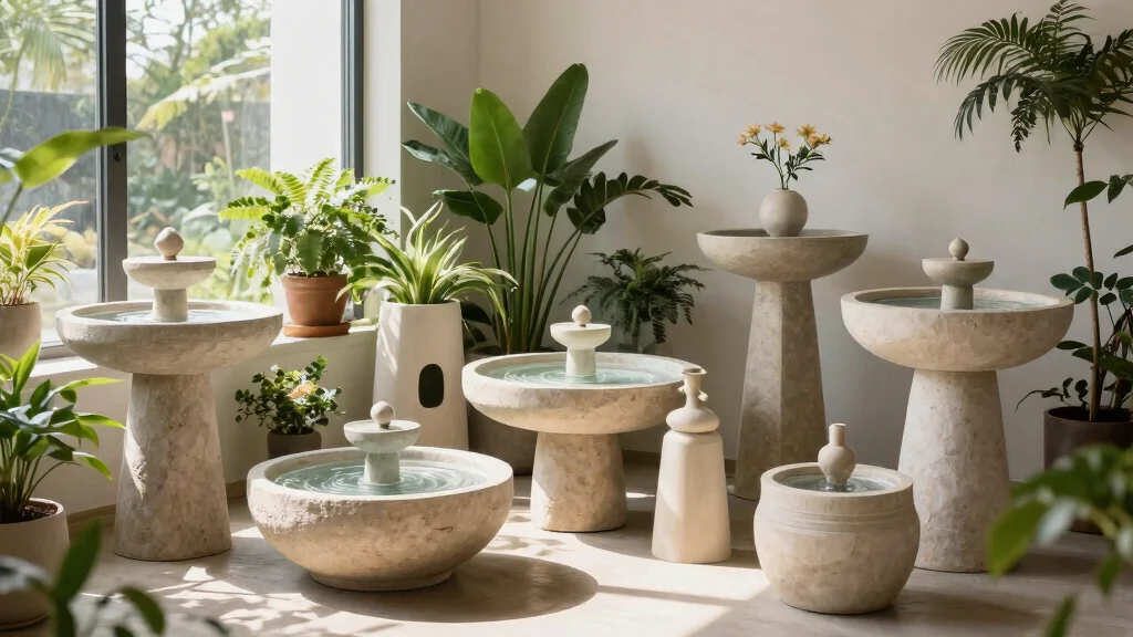 14 Tabletop Water Fountain Ideas That Run Quiet Indoors