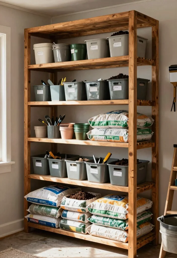 15 Outdoor Gear Organization Ideas for Tight Garages - 2. Install Vertical Storage Shelves 1