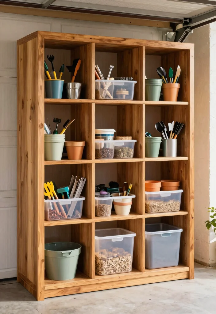 15 Outdoor Gear Organization Ideas for Tight Garages - 8. Design Cubby Storage for Easy Access 1