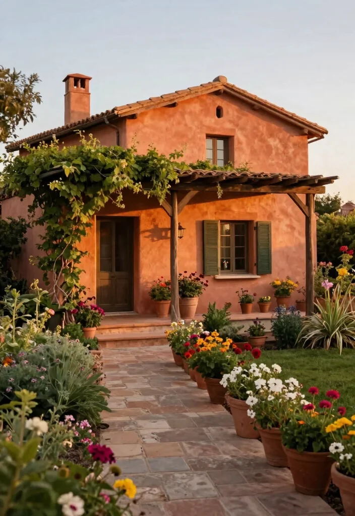 15 Outdoor House Paint Colors That Hide Dirt and Never Look Dated - 3. Warm Terracotta 1