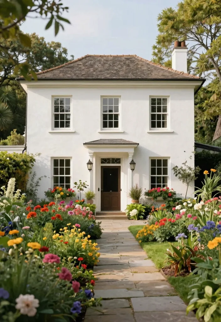 15 Outdoor House Paint Colors That Hide Dirt and Never Look Dated - 6. Creamy White 1