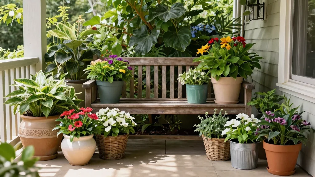 15 Shade Flower Pots Ideas for North-Facing Porches