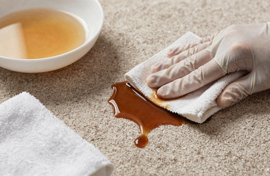 5 Steps to Clean Coffee From Carpet Fast 1 blot don t rub stains