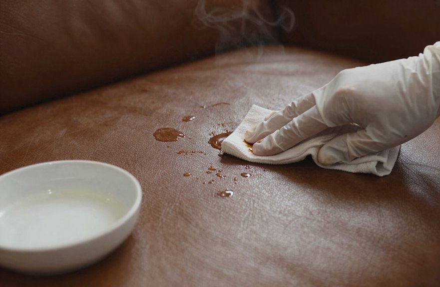 How Do You Remove Ink From a Leather Sofa 1 blot ink immediately to prevent spreading