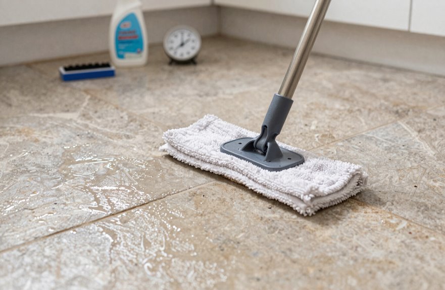How to Clean Stone Floors in 5 Simple Steps 5 buff dry scratch reseal schedule