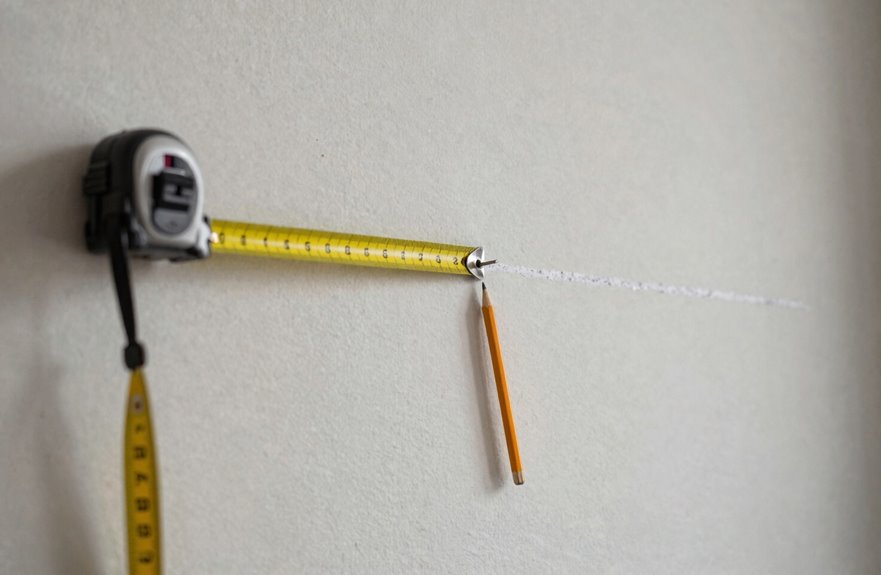How to Hang a Painting on the Wall: a Step-By-Step Guide 4 center wall line nail point