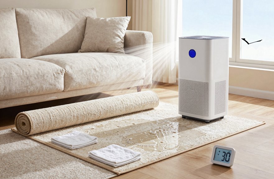 How to Dry Carpet in 5 Steps 4 dehumidifiers crossflow vigilant