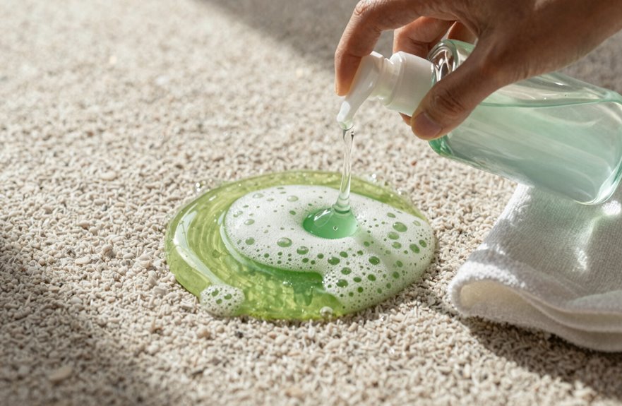 5 Ways to Get Slime Out of Carpet 2 dish soap unlocks slime carpet stain removal