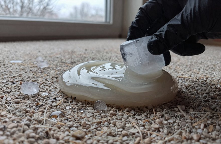 5 Ways to Get Slime Out of Carpet 3 freeze scrape vacuum celebrate