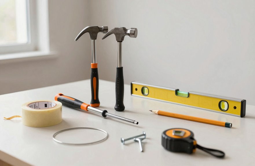 How to Hang a Painting on the Wall: a Step-By-Step Guide 1 gather art hanging toolkit essentials
