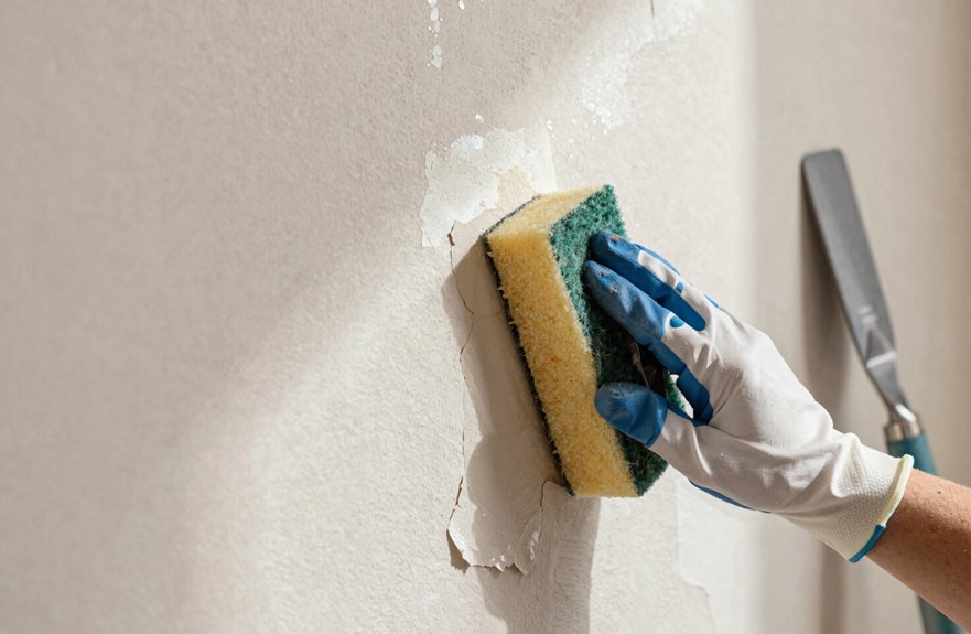 7 Steps to Remove Paint From Walls Without Damaging the Surface 1 gentle scraping and feathered edges