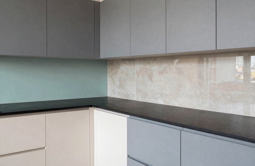 5 Cabinet Colors That Go Stunningly With Black Countertops 3 gray cabinets black counters modern balanced