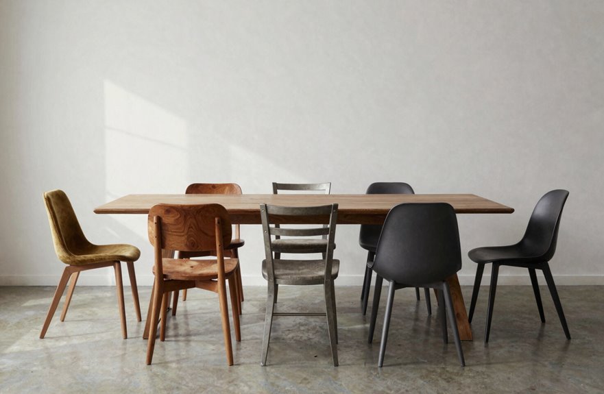 Mix and Match Dining Chairs: 7 Proven Pairing Methods 2 keep consistent seat heights proportions