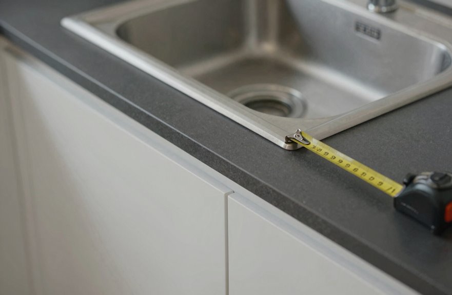 How to Choose the Right Sink Size for a 30-Inch Cabinet 3 measuring for perfect fit restraint