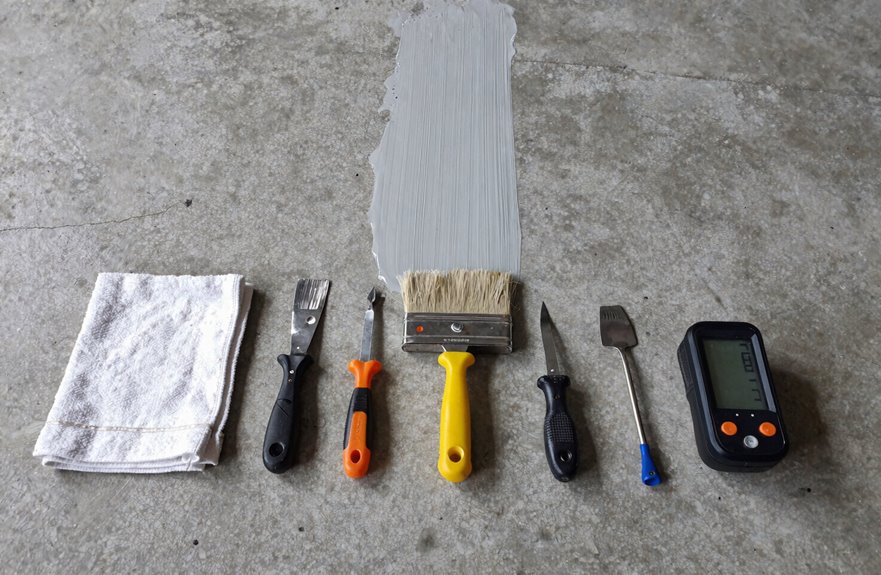 How to Seal a Concrete Floor in 7 Steps 1 moisture test before sealing