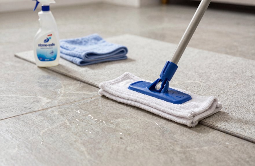 How to Clean Stone Floors in 5 Simple Steps 2 ph neutral cleaner for stone care