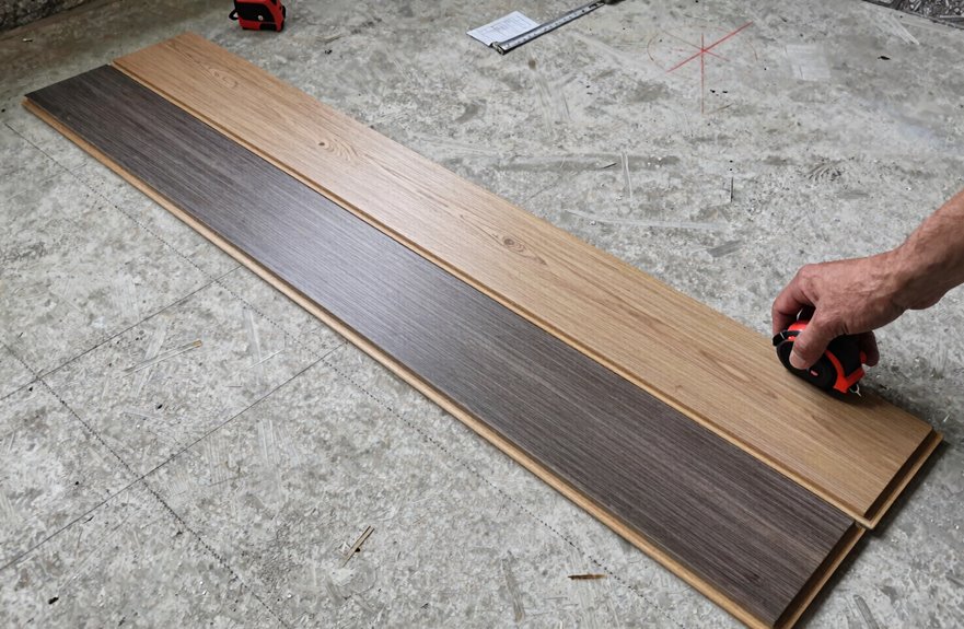 7 Steps to Install Laminate Flooring on Concrete 3 plan layout avoids narrow cuts staggered seams