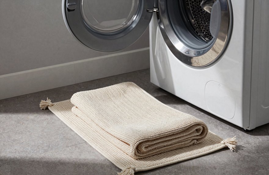 Can You Put Bathroom Rugs in the Dryer? 1 reading rug care labels drying rules