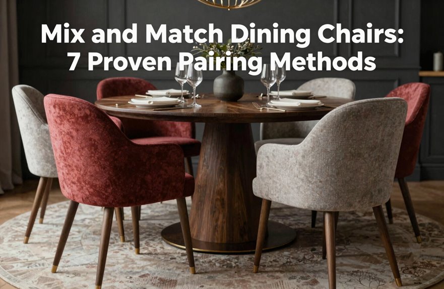 Mix and Match Dining Chairs: 7 Proven Pairing Methods 3 six bold hosts with calm sides